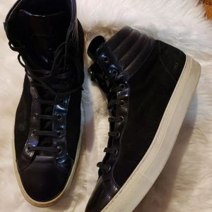 Common Projects Black Achilles High Tops